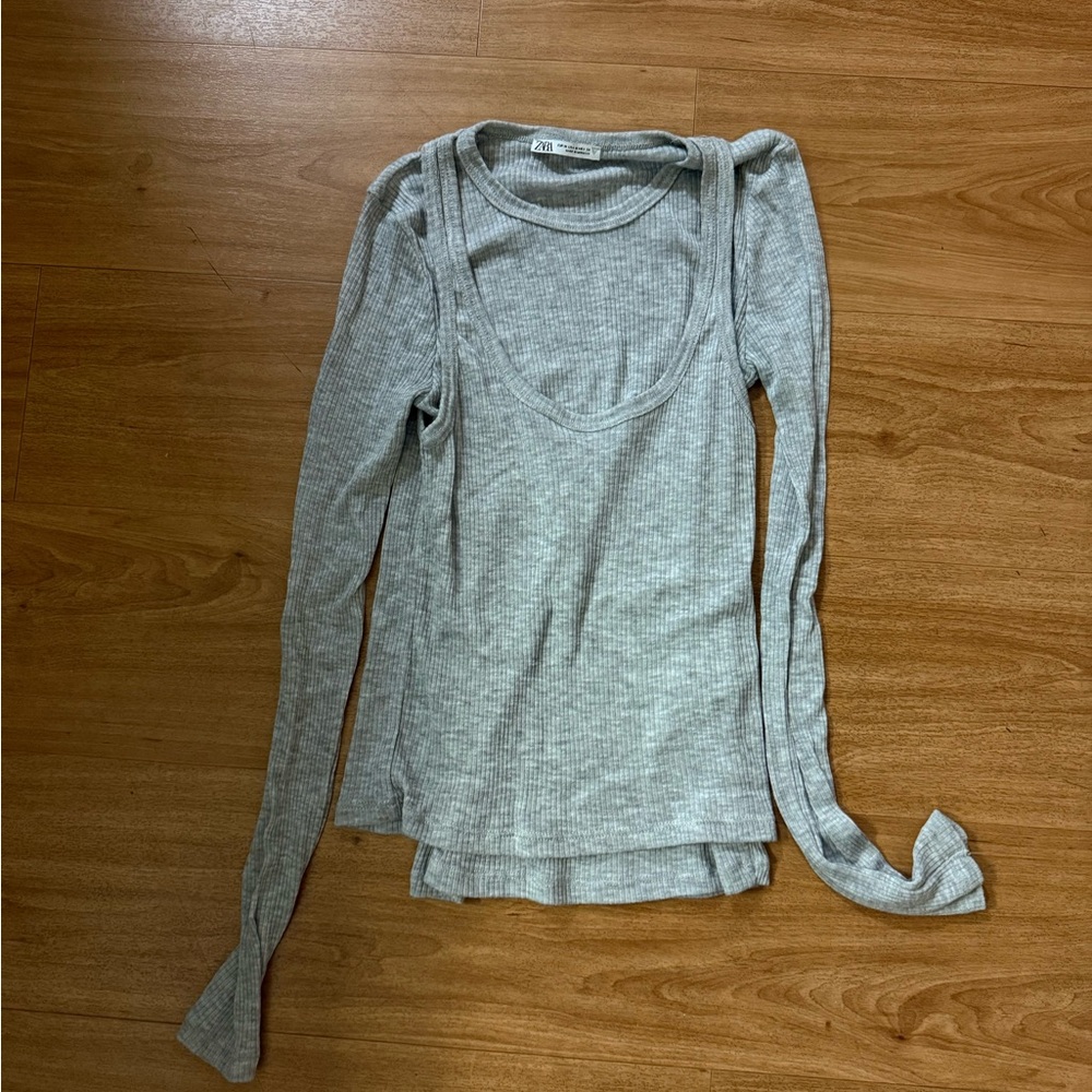Zara layered long sleeve